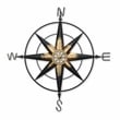 Isola Large Elegant Wall Compass