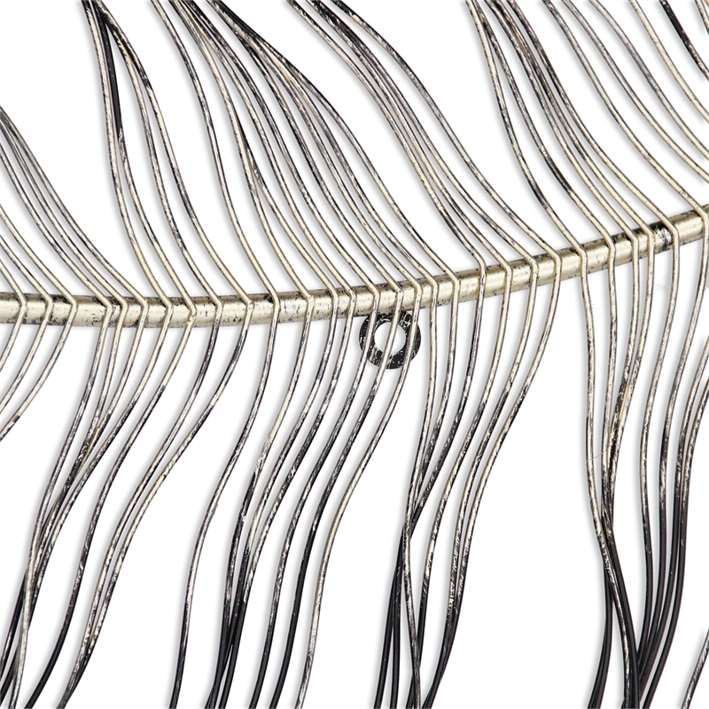 Orla Metal Feather Themed Wall Decor