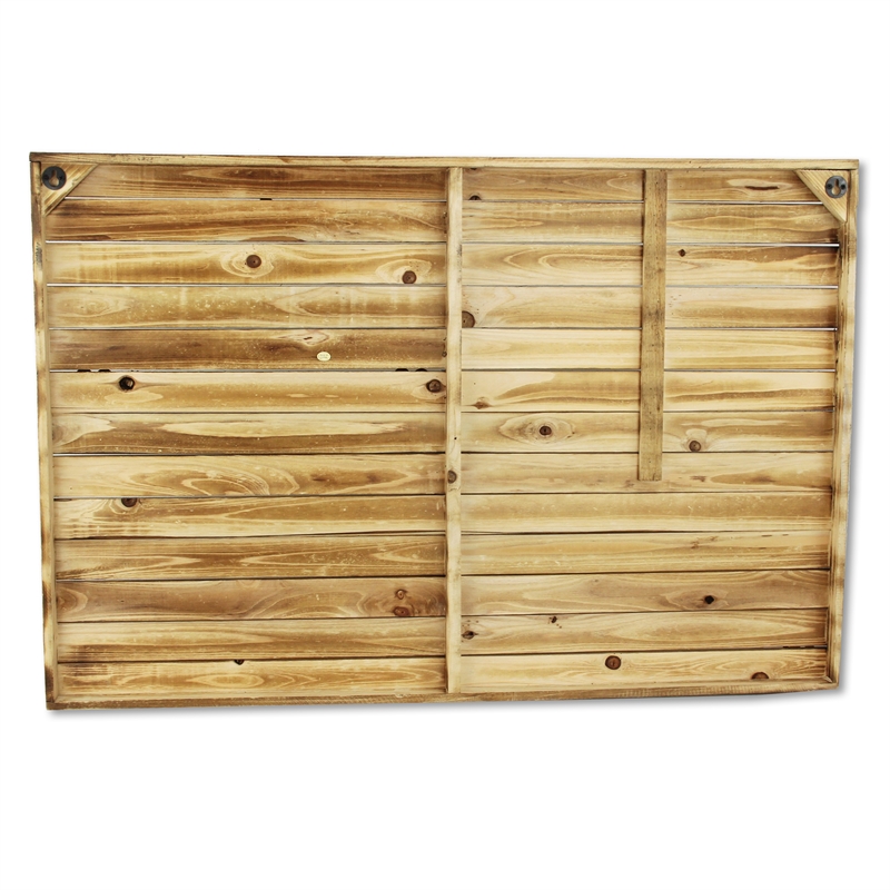 Tellur Wood & Galvanized USA Flag