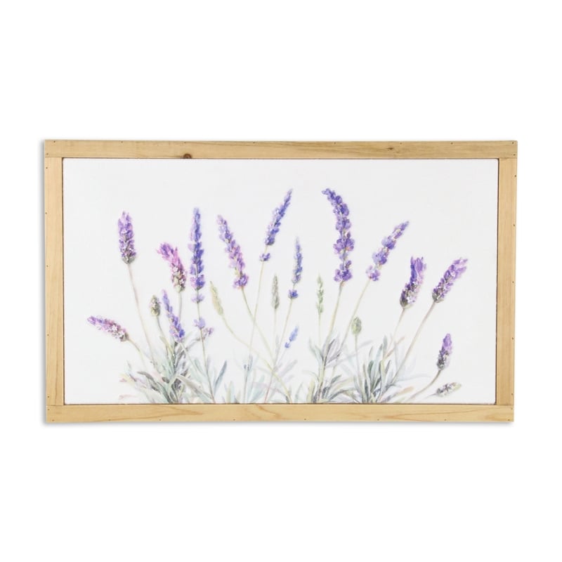 Lyulia Horizontal Flowering Lavender Bouquet Wall Panel