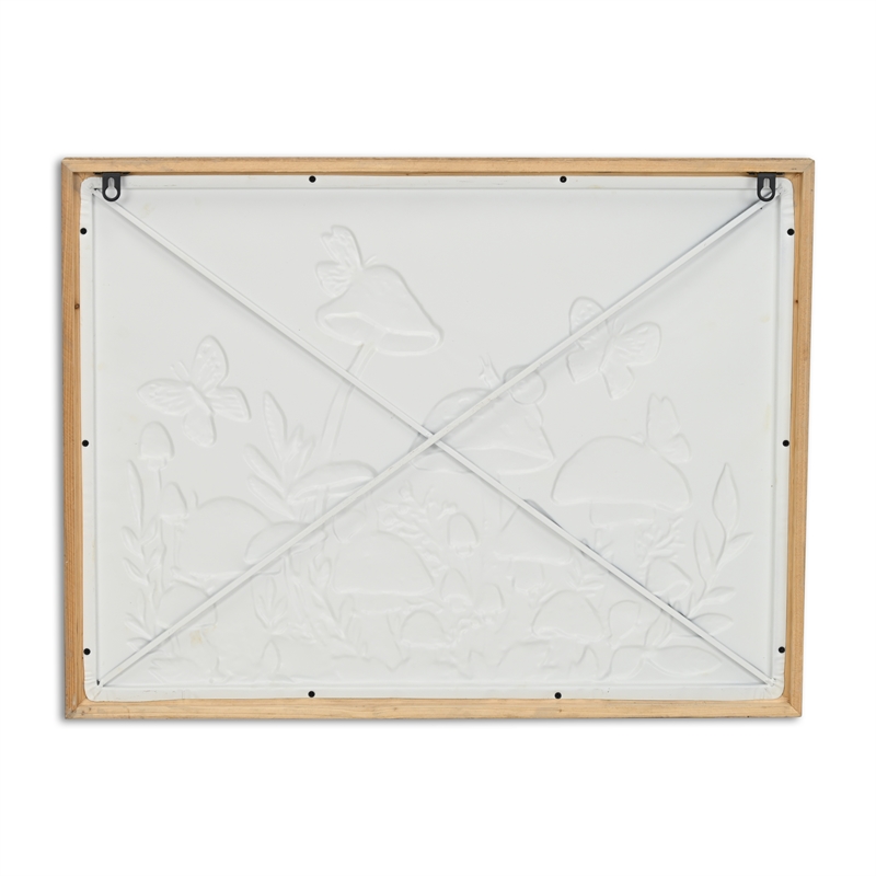 Hareton Colorful Forest Mushroom Metal Wall Art