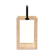 Abner Ridge Patterned Wood Lantern & Handle - Large