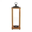 Vivora Wood & Metal Open Side Lantern - Large