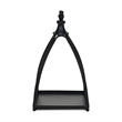 Veldra Curved Mini Table Lantern & Bird Accent - Black
