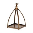 Veldra Curved Mini Table Lantern & Bird Accent - Bronze