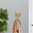 Talida Ribbon Bow Gold Cast Iron Wall Hook