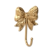 Talida Ribbon Bow Gold Cast Iron Wall Hook