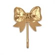 Talida Ribbon Bow Gold Cast Iron Wall Hook
