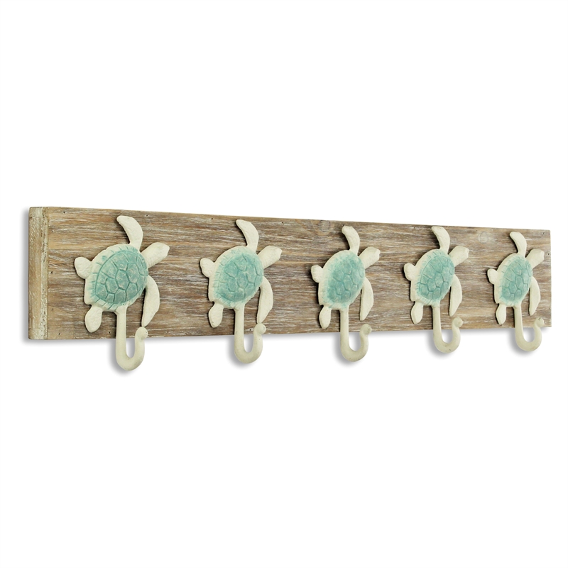 Coralia Sea Turtle Coat Hanger - 5 Hook