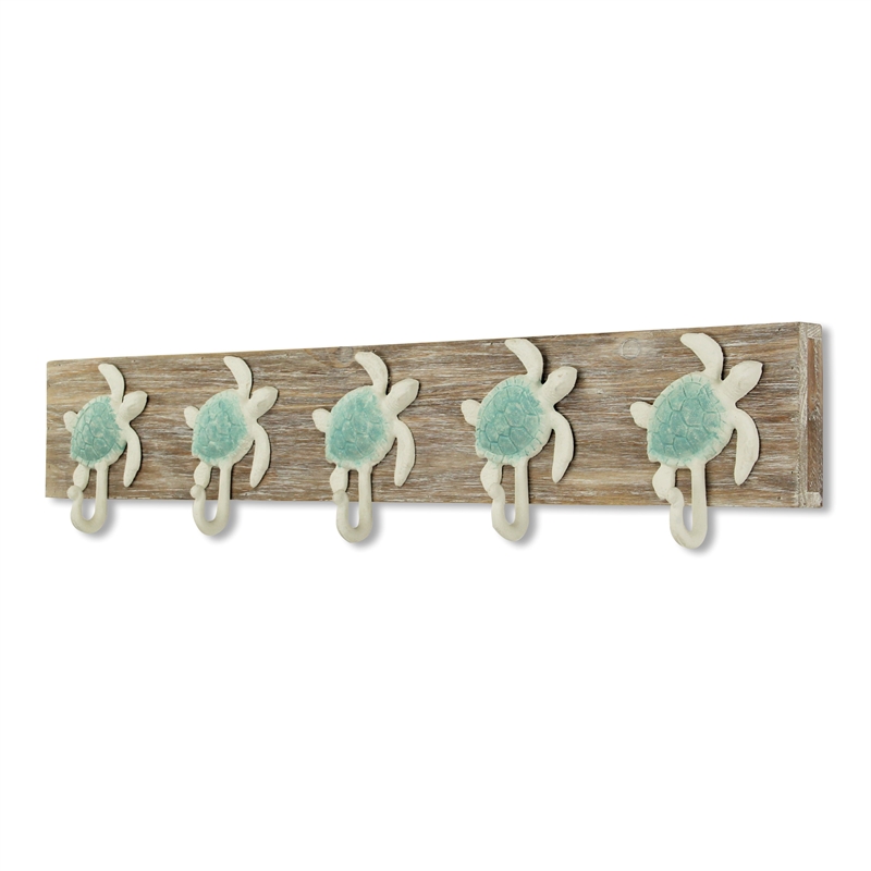 Coralia Sea Turtle Coat Hanger - 5 Hook