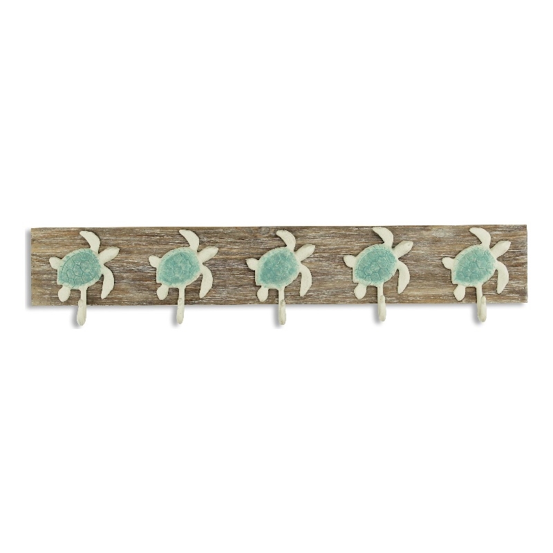 Coralia Sea Turtle Coat Hanger - 5 Hook