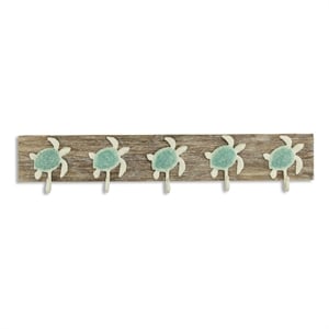 Coralia Sea Turtle Coat Hanger - 5 Hook