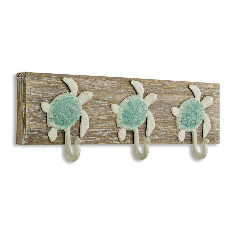Coralia Sea Turtle Coat Hanger - 3 Hook