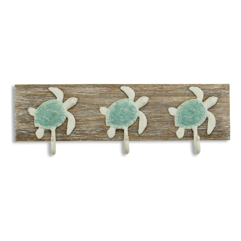 Coralia Sea Turtle Coat Hanger - 3 Hook