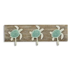 Coralia Sea Turtle Coat Hanger - 3 Hook