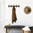 Orionis 5 Hook Modern Coat Rack - Brown