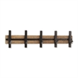 Orionis 5 Hook Modern Coat Rack - Brown