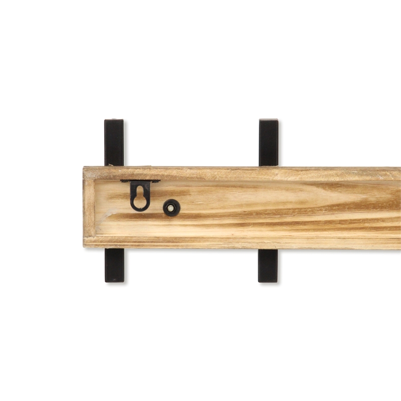 Orionis 5 Hook Modern Coat Rack - Brown