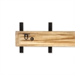Orionis 5 Hook Modern Coat Rack - Brown