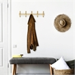 Orionis 5 Hook Modern Coat Rack - White