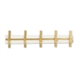 Orionis 5 Hook Modern Coat Rack - White
