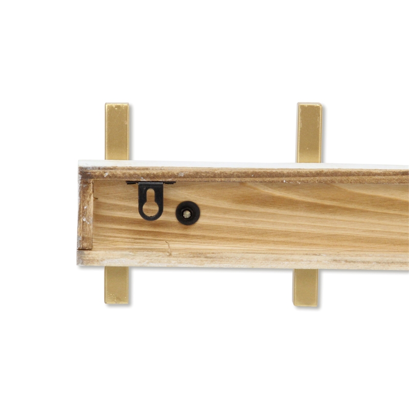 Orionis 5 Hook Modern Coat Rack - White