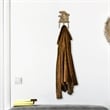 Mythra Golden Mushroom Medley Cast Iron 3 Prong Wall Hook