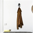 Mythra Black Flower Cast Iron Wall Hook