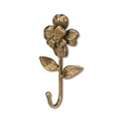 Mythra Golden Flower Cast Iron Wall Hook