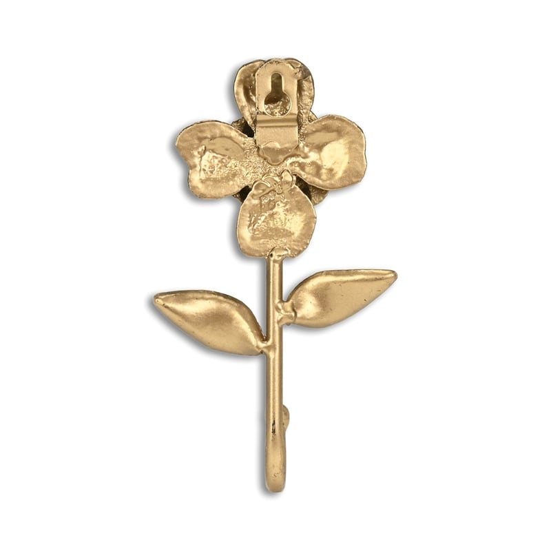 Mythra Golden Flower Cast Iron Wall Hook