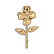 Mythra Golden Flower Cast Iron Wall Hook