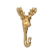 Mythra Golden Reindeer Cast Iron Wall Hook