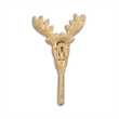 Mythra Golden Reindeer Cast Iron Wall Hook