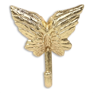 Mythra Golden Angel Wings Cast Iron Wall Hook