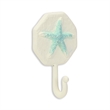 Solva Coastal Colored Starfish Cast Iron Wall Hook