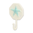 Solva Coastal Colored Starfish Cast Iron Wall Hook