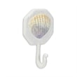 Solva Coastal Colored Shell Cast Iron Wall Hook