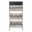Halcy 12 Slot Galvanized Stand & Chalkboard