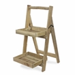 Alari 2 Tier Wood Folding Shelf - Large
