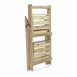 Alari 2 Tier Wood Folding Shelf - Large