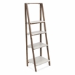 Maison Ferme 4 Tier Foldable Shelf Display with Smooth White Accent
