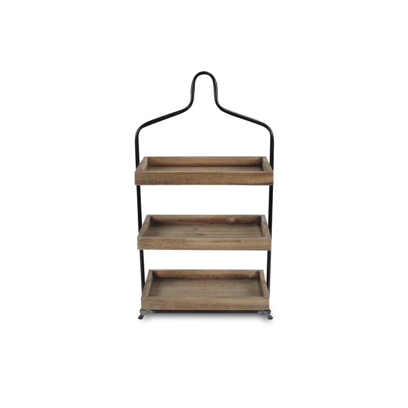 Briar 3 Tier Wood Table Shelf
