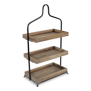 Briar 3 Tier Wood Table Shelf