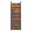Foxley 4 Tier Folding Wood Shelf - Brown