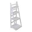 Foxley 4 Tier Folding Wood Shelf - White