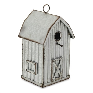 Hansel Metal Hanging Birdhouse Decor - Tall