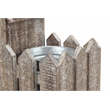 Elwin 2 Story Bird house & Galvanized Pot - Small