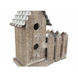 Elwin 2 Story Bird house & Galvanized Pot - Small