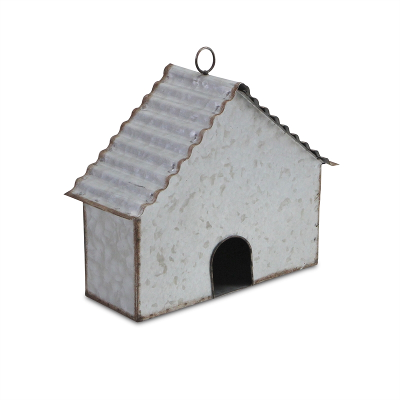 Mina Metal Hanging Birdhouse Decor - Wide