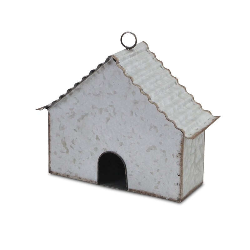 Mina Metal Hanging Birdhouse Decor - Wide
